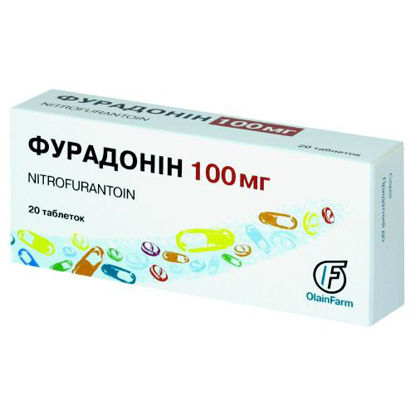 Світлина Фурадонін таблетки 100 мг №20